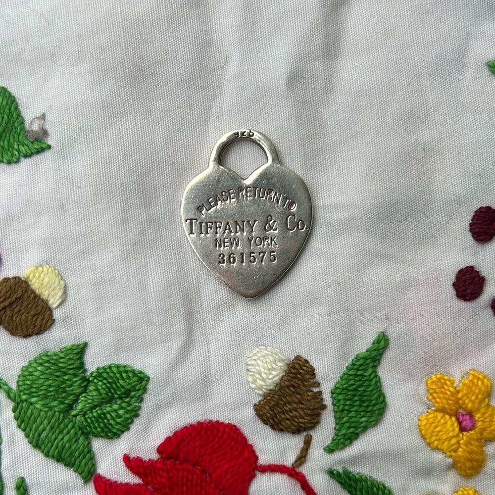 Tiffany & Co. SterlingSilver 925 Heart Pendant